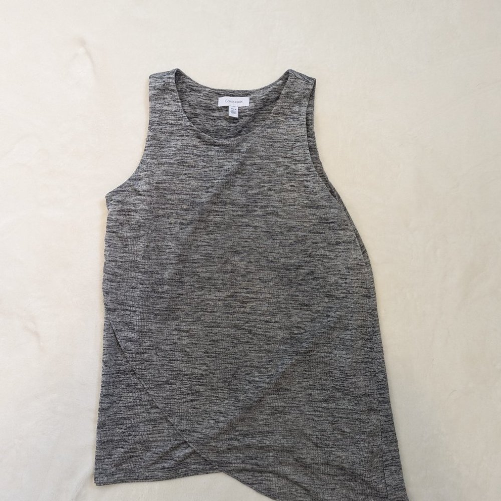 Asymmetrical Calvin Klein Tank Top - XS